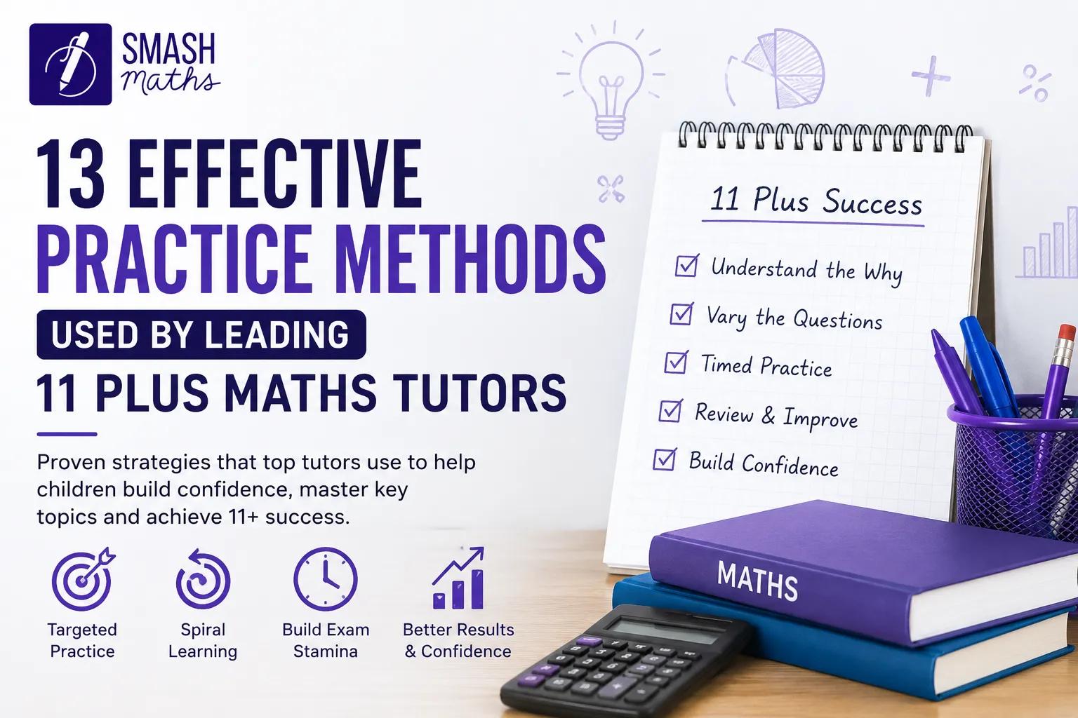 Practice Methods by 11 plus maths tutor
